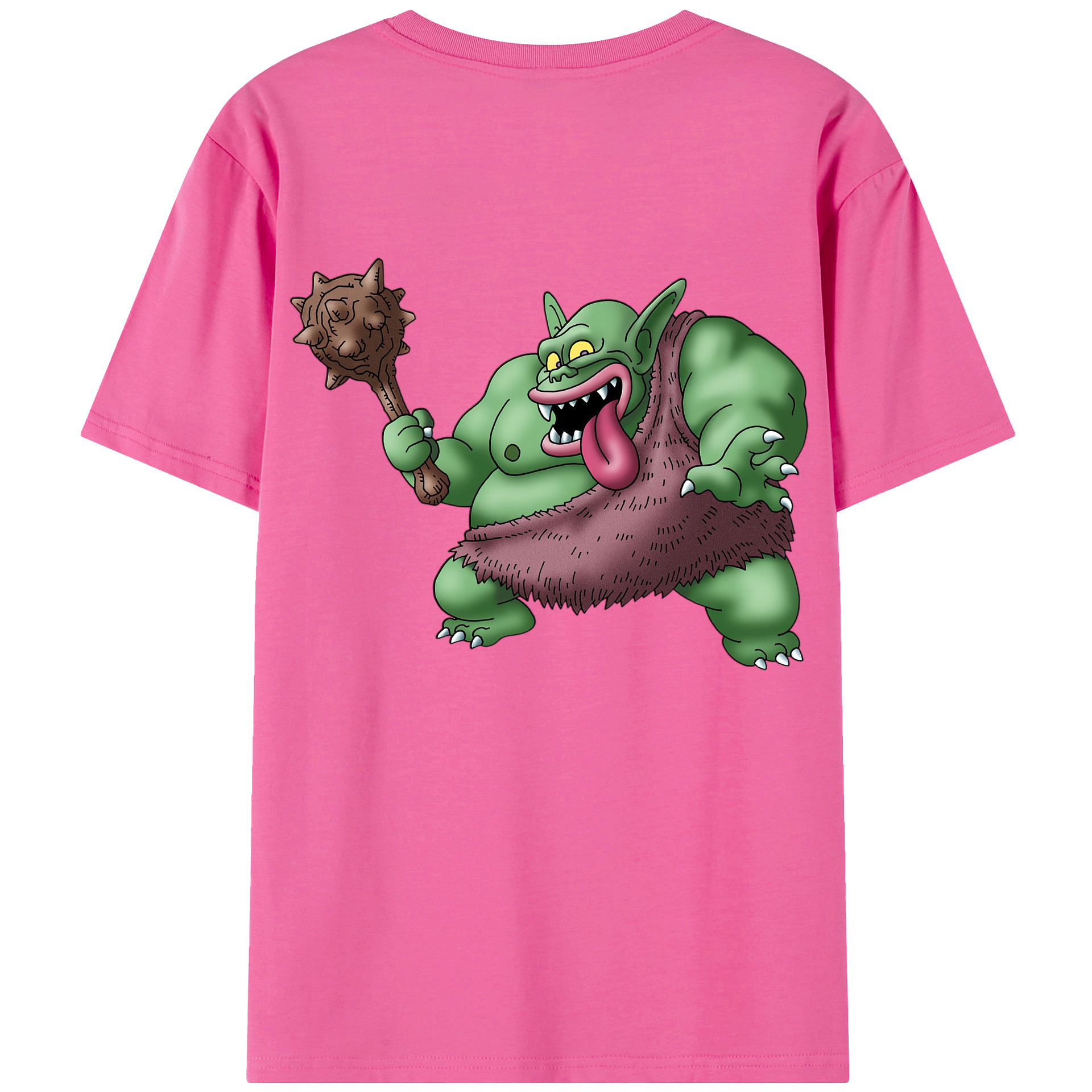 （画像用） ドラゴンクエスト Doragon Kuesuto Dragon Quest レディース半袖Tシャツ(バックプリント)